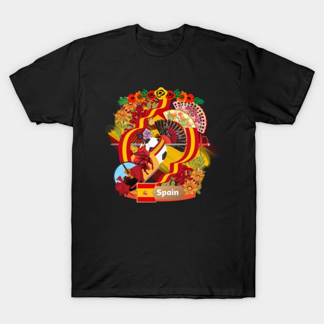 Beautiful Spain T-Shirt by AlmostMaybeNever